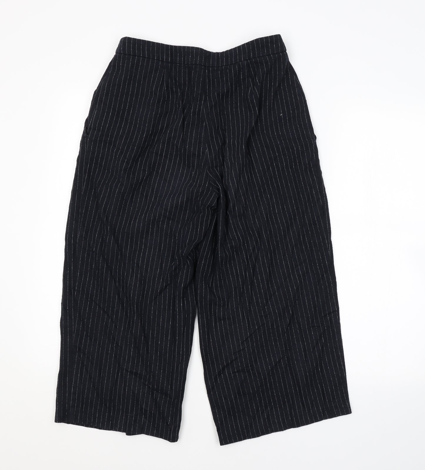 Atmosphere Womens Blue Striped  Trousers  Size 10 L20 in
