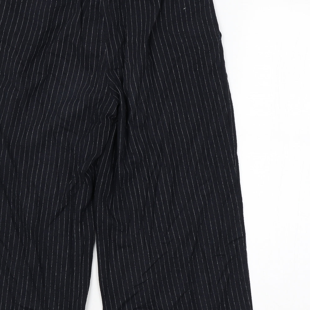 Atmosphere Womens Blue Striped  Trousers  Size 10 L20 in