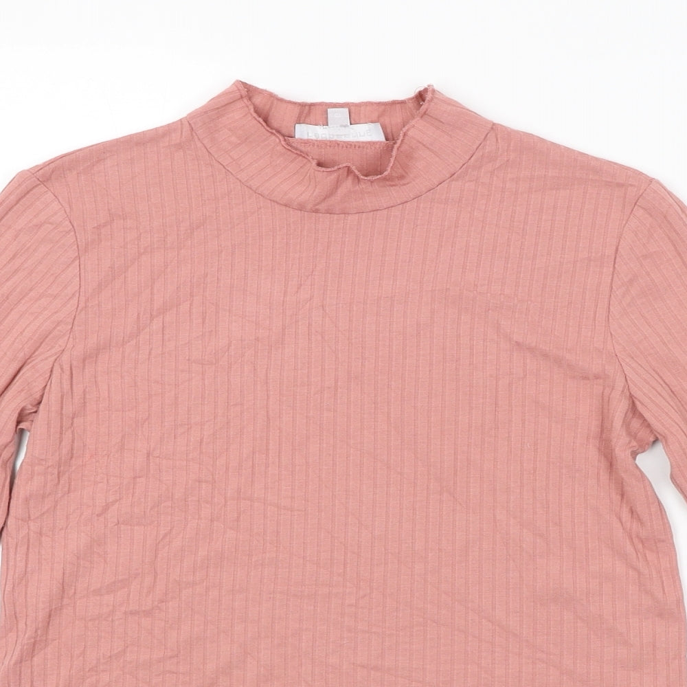 Red Herring Womens Pink Striped  Pullover Jumper Size 8
