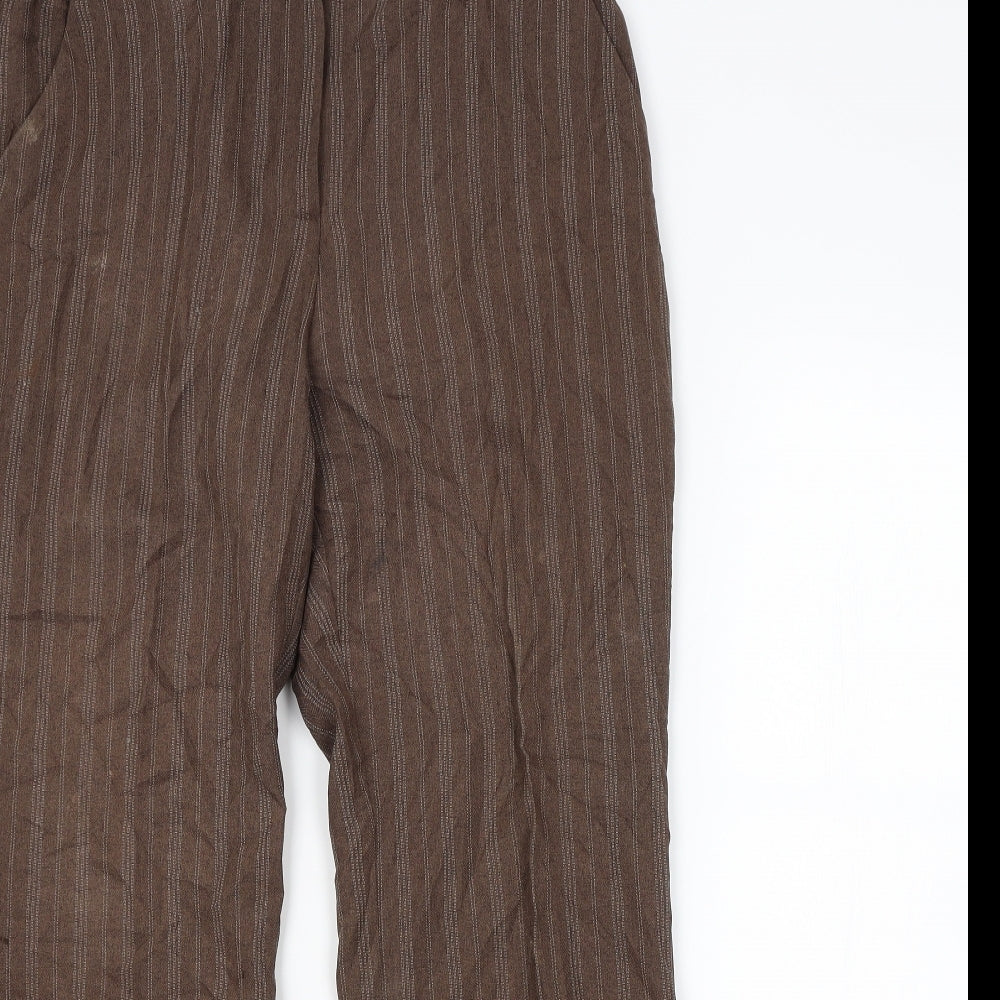 BM Womens Brown   Trousers  Size 12 L27 in