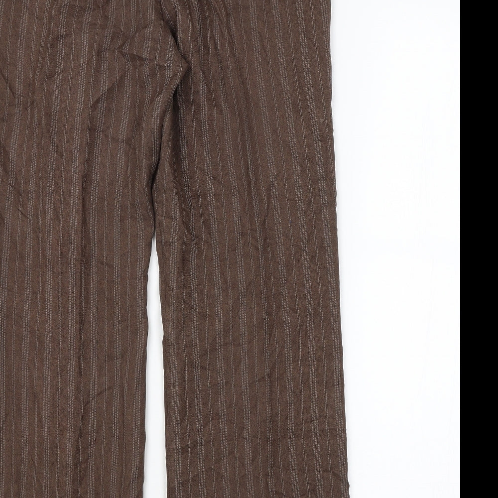 BM Womens Brown   Trousers  Size 12 L27 in