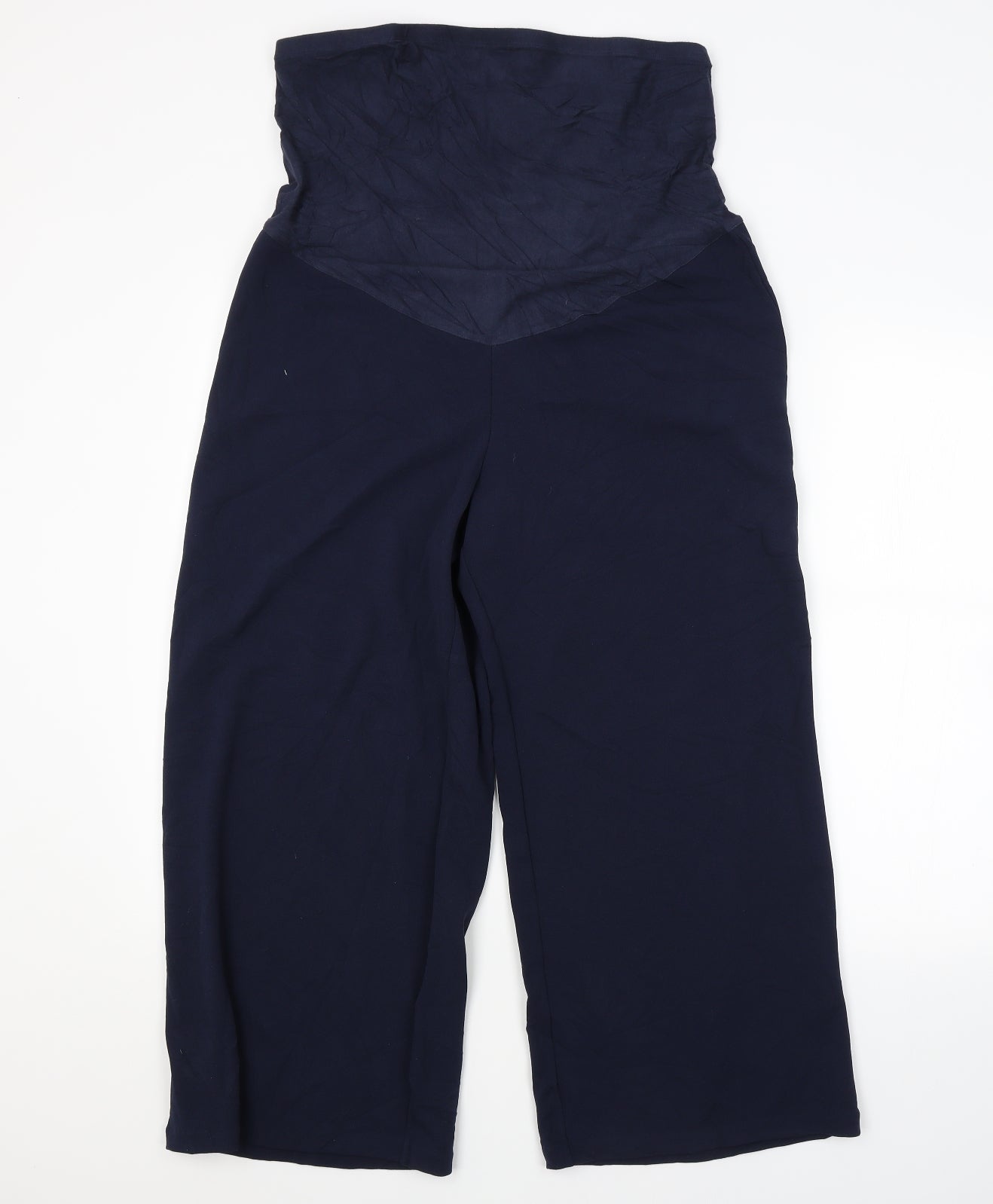 H&M Womens Blue   Trousers  Size L L26 in - MATERNITY
