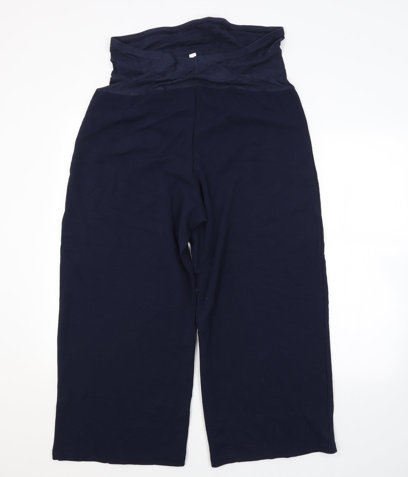 H&M Womens Blue   Trousers  Size L L26 in - MATERNITY