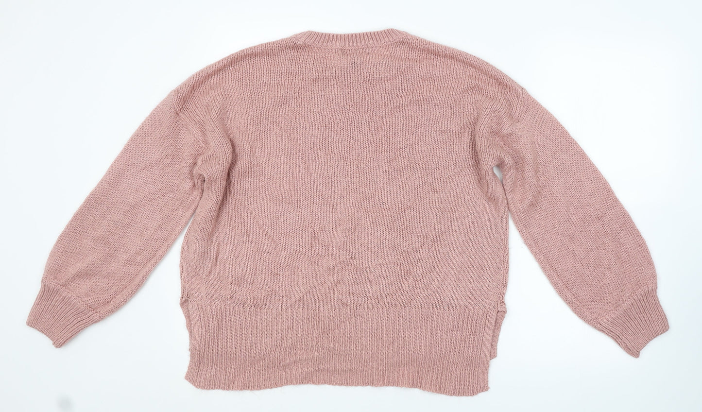 New Look Womens Pink   Pullover Jumper Size L