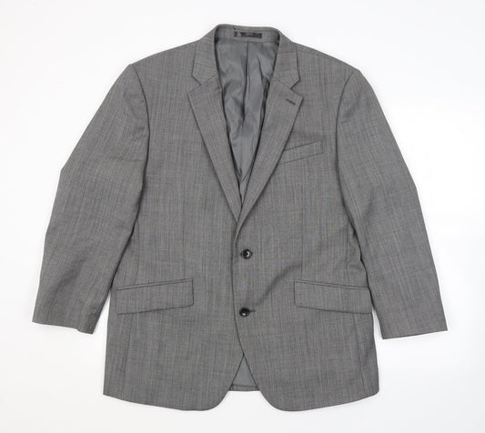 Fellini Mens Grey   Jacket Blazer