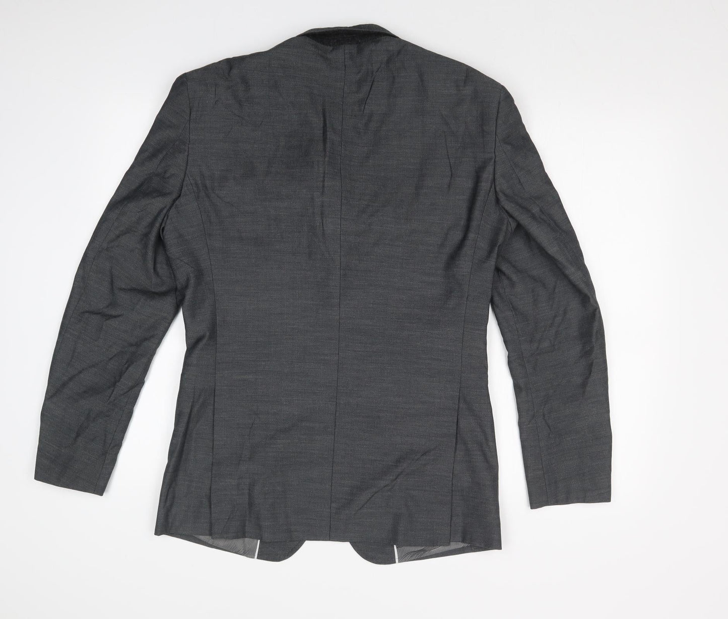 VOEUT Mens Grey   Jacket Suit Jacket Size 36