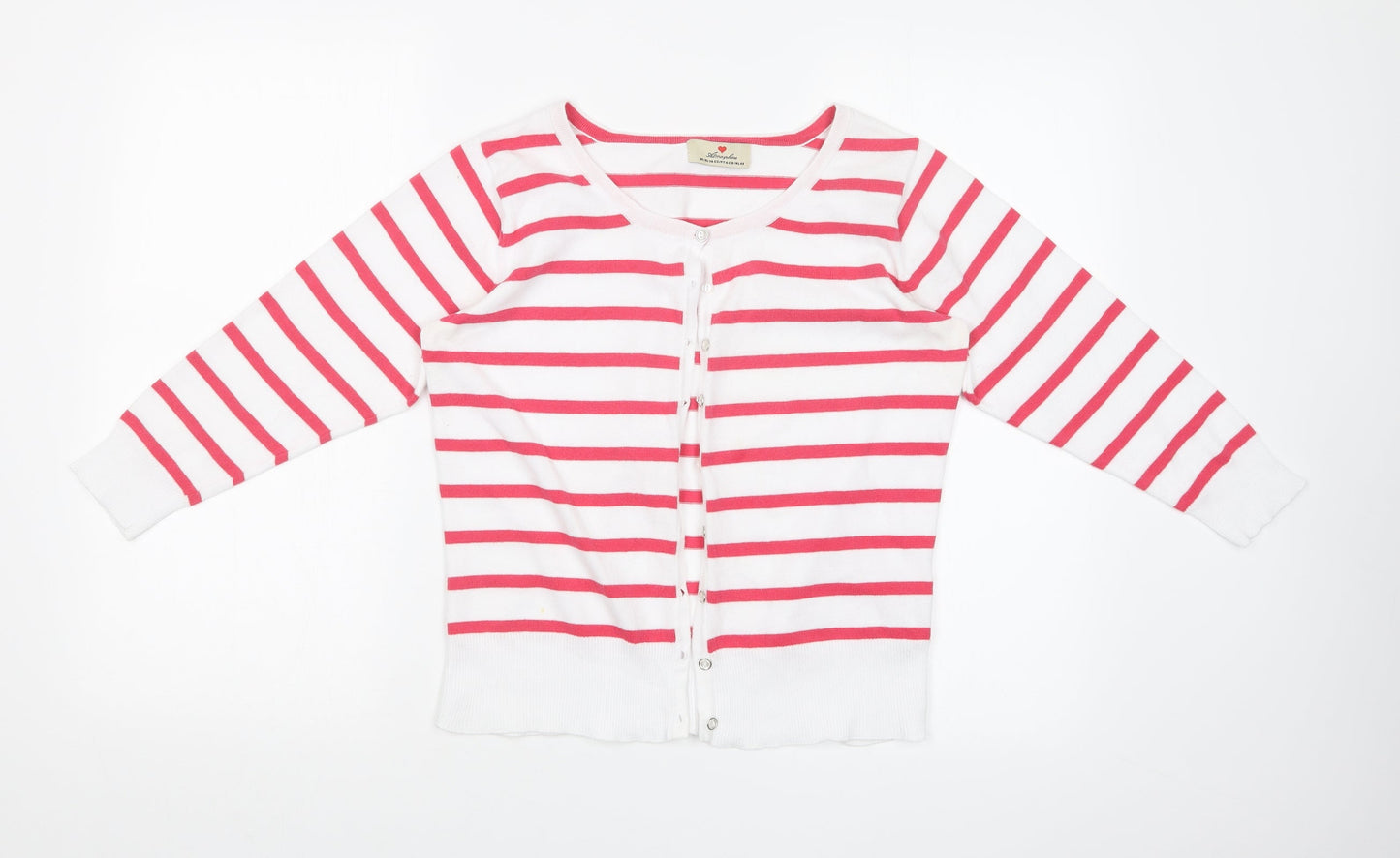 Atmosphere Womens Multicoloured Striped  Cardigan Jumper Size 14