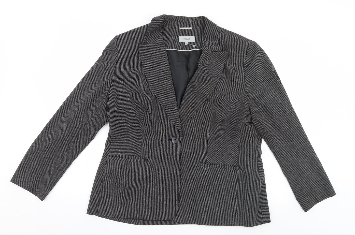 Marks and Spencer Womens Grey   Jacket  Size 20