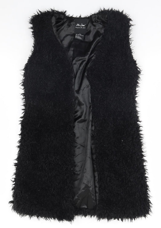 Me Jane Womens Black   Overcoat Jacket Size S