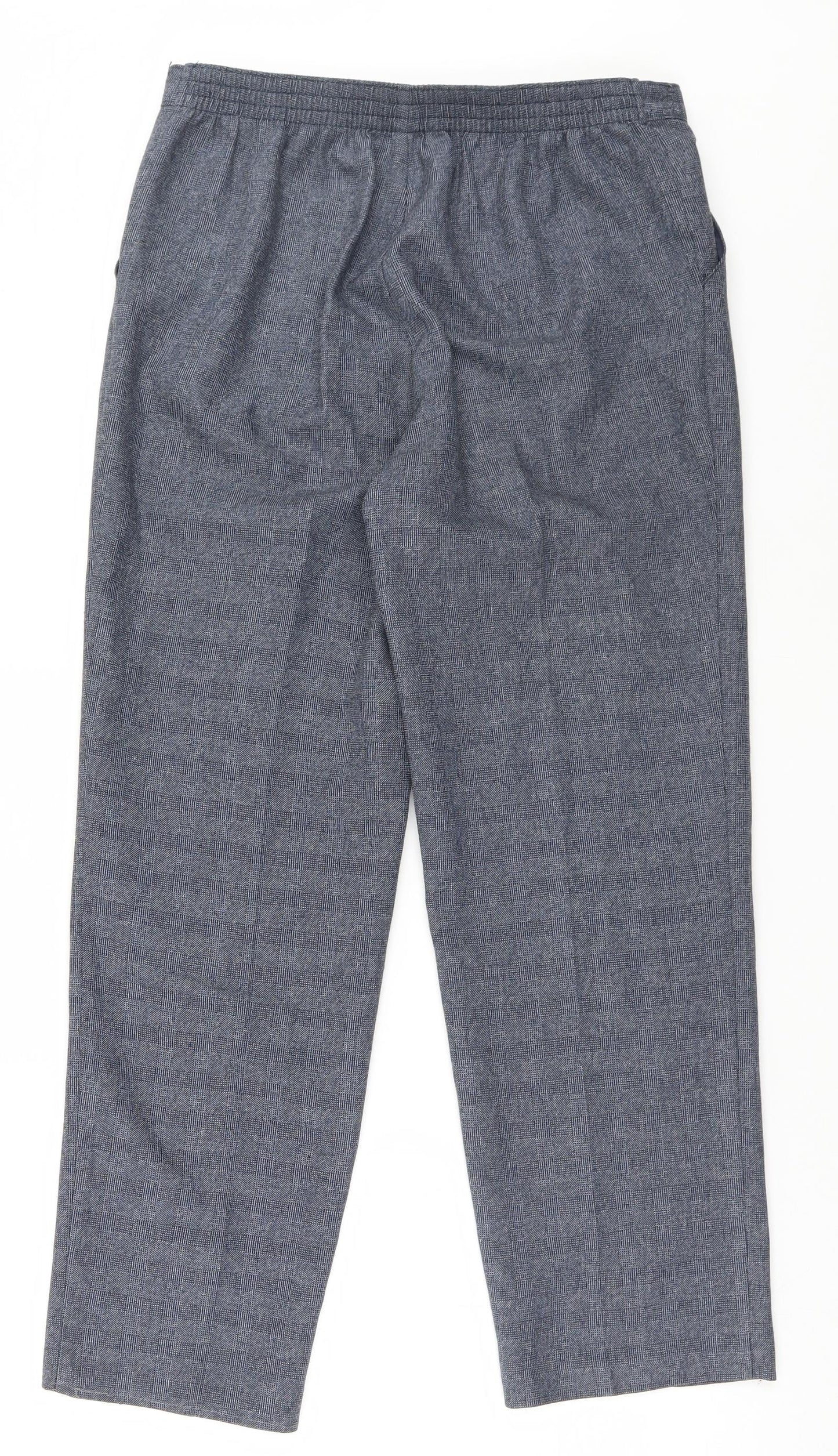 Marks and Spencer Womens Blue   Trousers  Size 10 L26 in