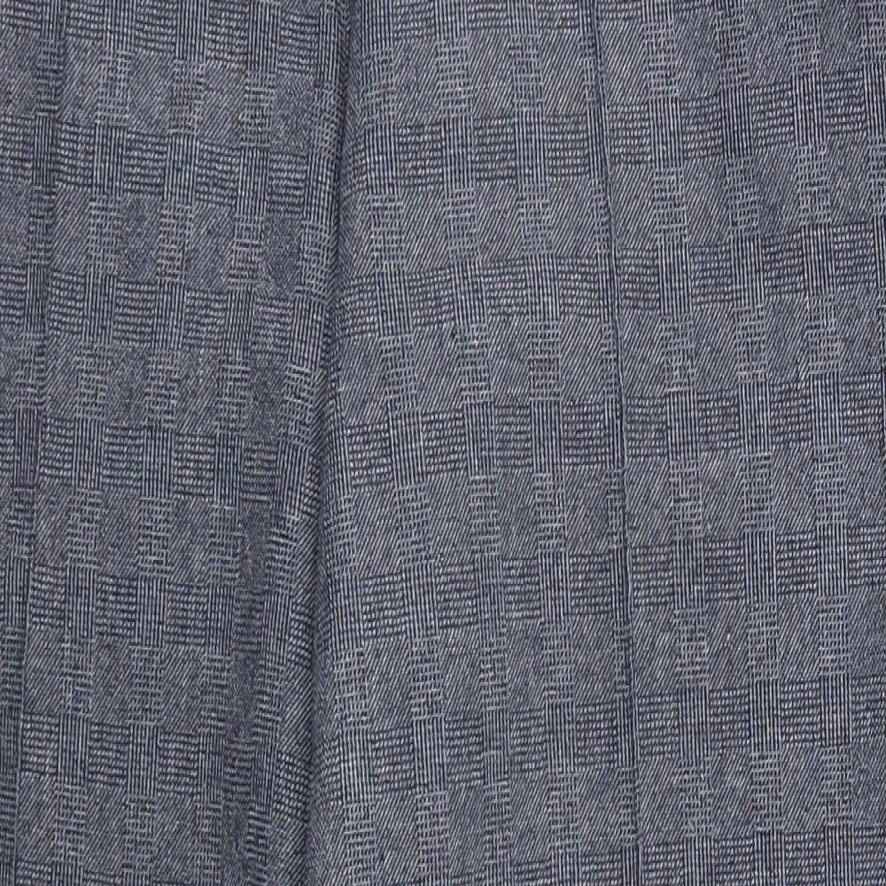 Marks and Spencer Womens Blue   Trousers  Size 10 L26 in
