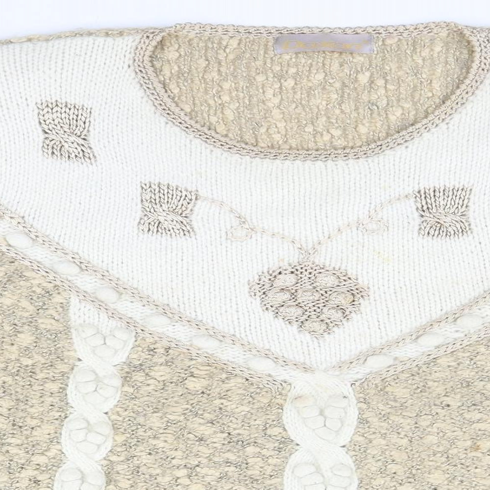 Daxon Womens Beige   Pullover Jumper Size 12