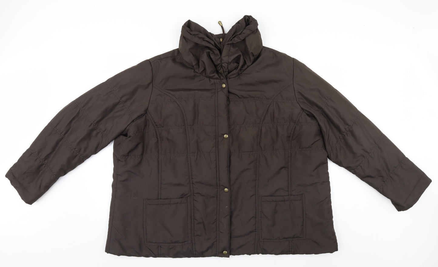 Preworn Womens Brown   Parka Coat