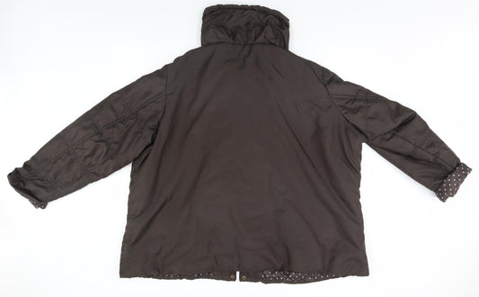 Preworn Womens Brown   Parka Coat