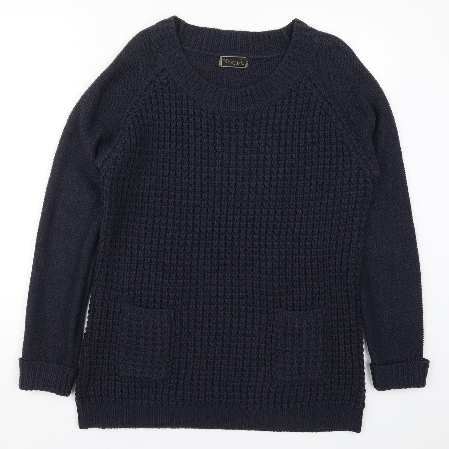 Preworn Womens Blue  Knit Pullover Jumper Size M