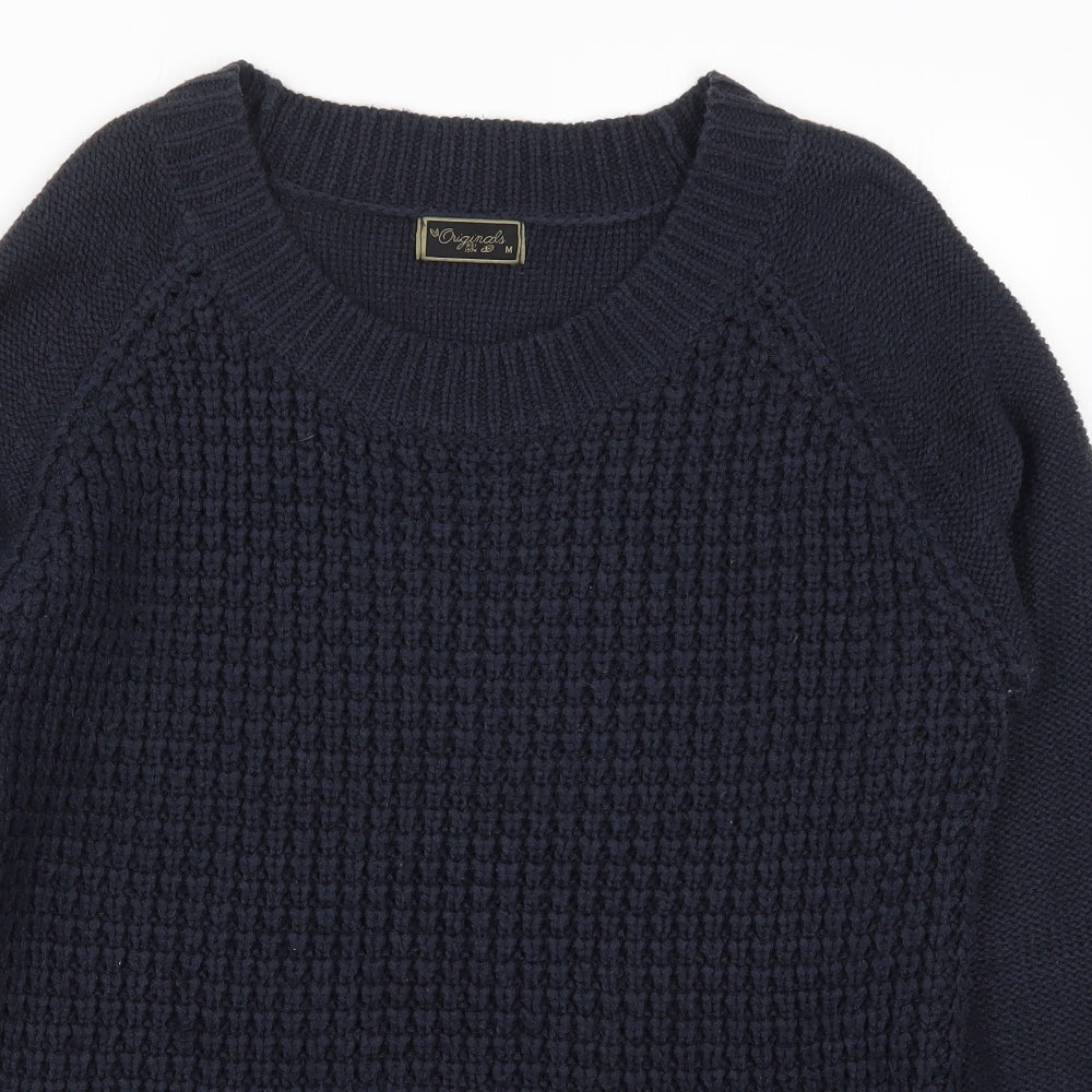 Preworn Womens Blue  Knit Pullover Jumper Size M