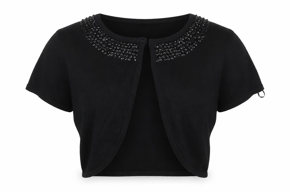 Debenhams Womens Black  Knit Cardigan Jumper Size 14