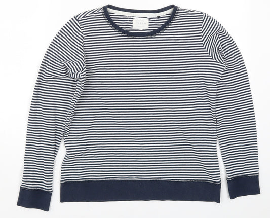 NEXT Womens Blue Striped  Top Pyjama Top Size XS