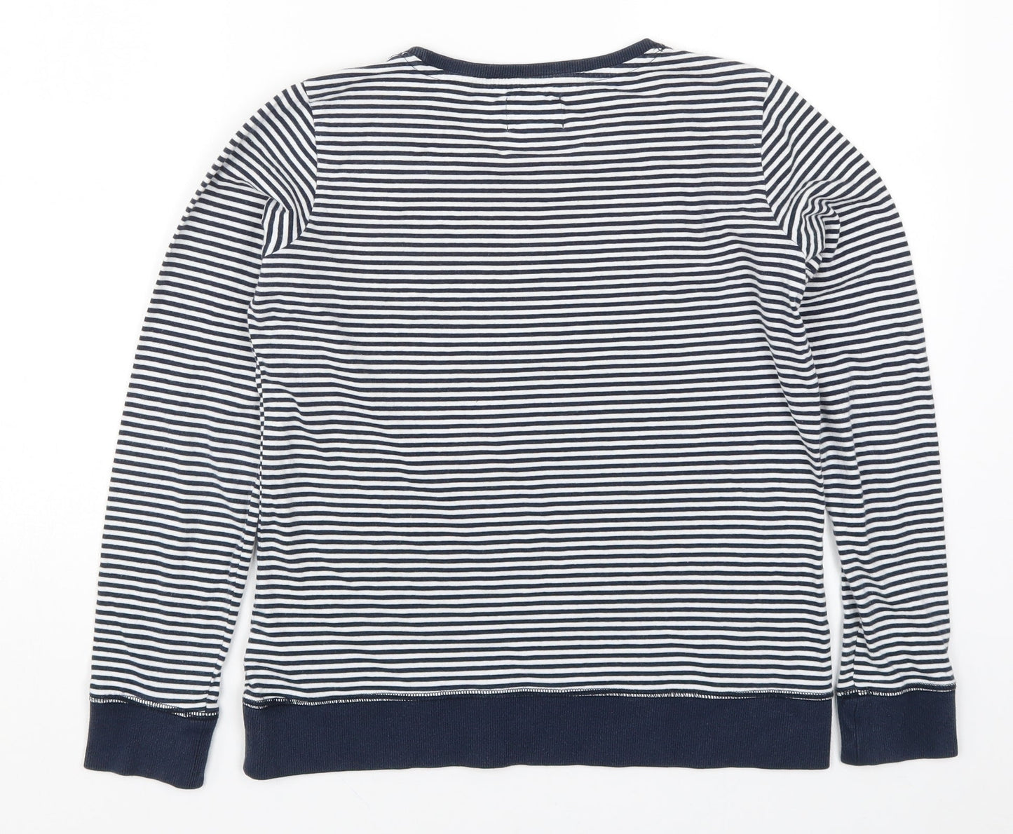 NEXT Womens Blue Striped  Top Pyjama Top Size XS
