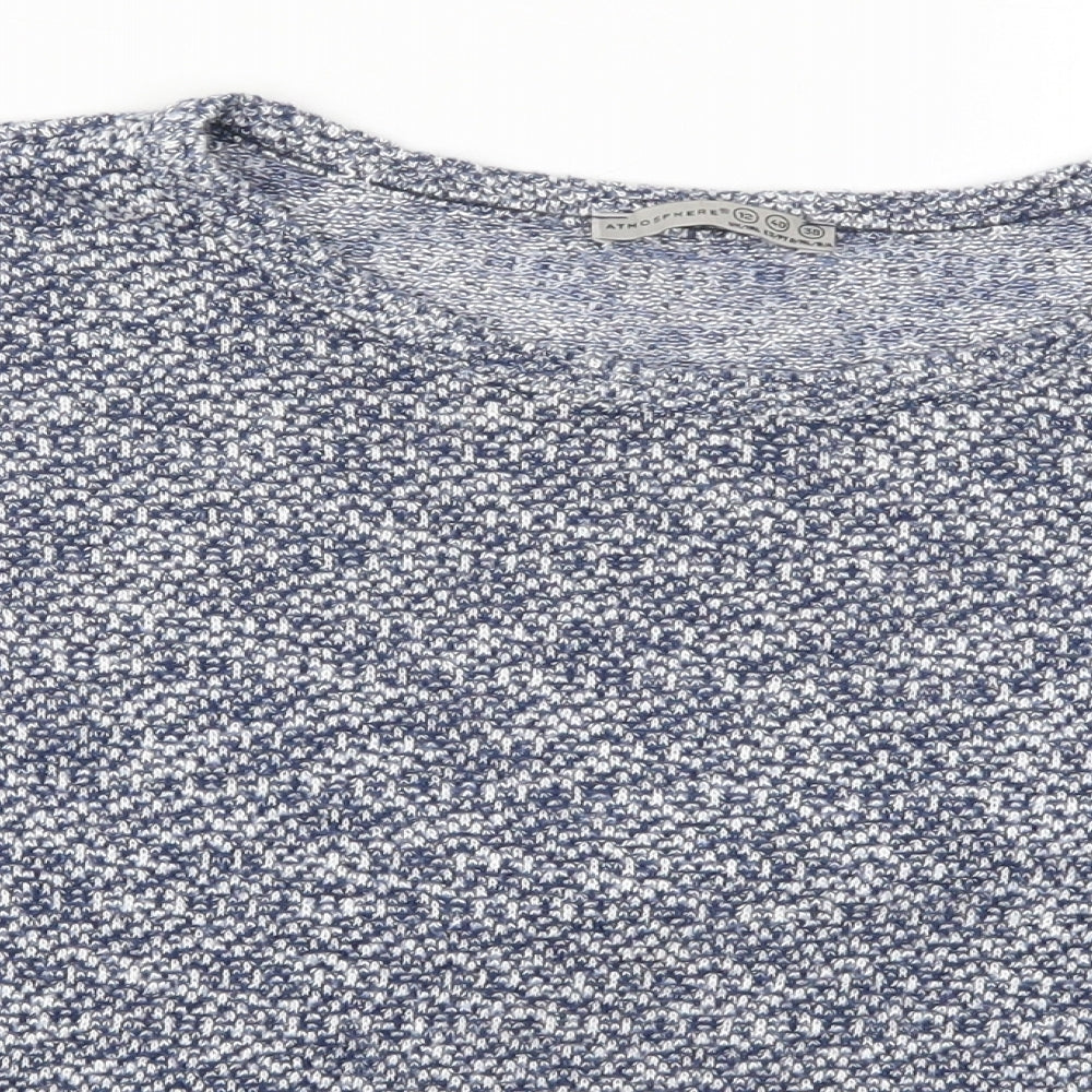 Atmosphere Womens Blue  Knit Pullover Jumper Size 12