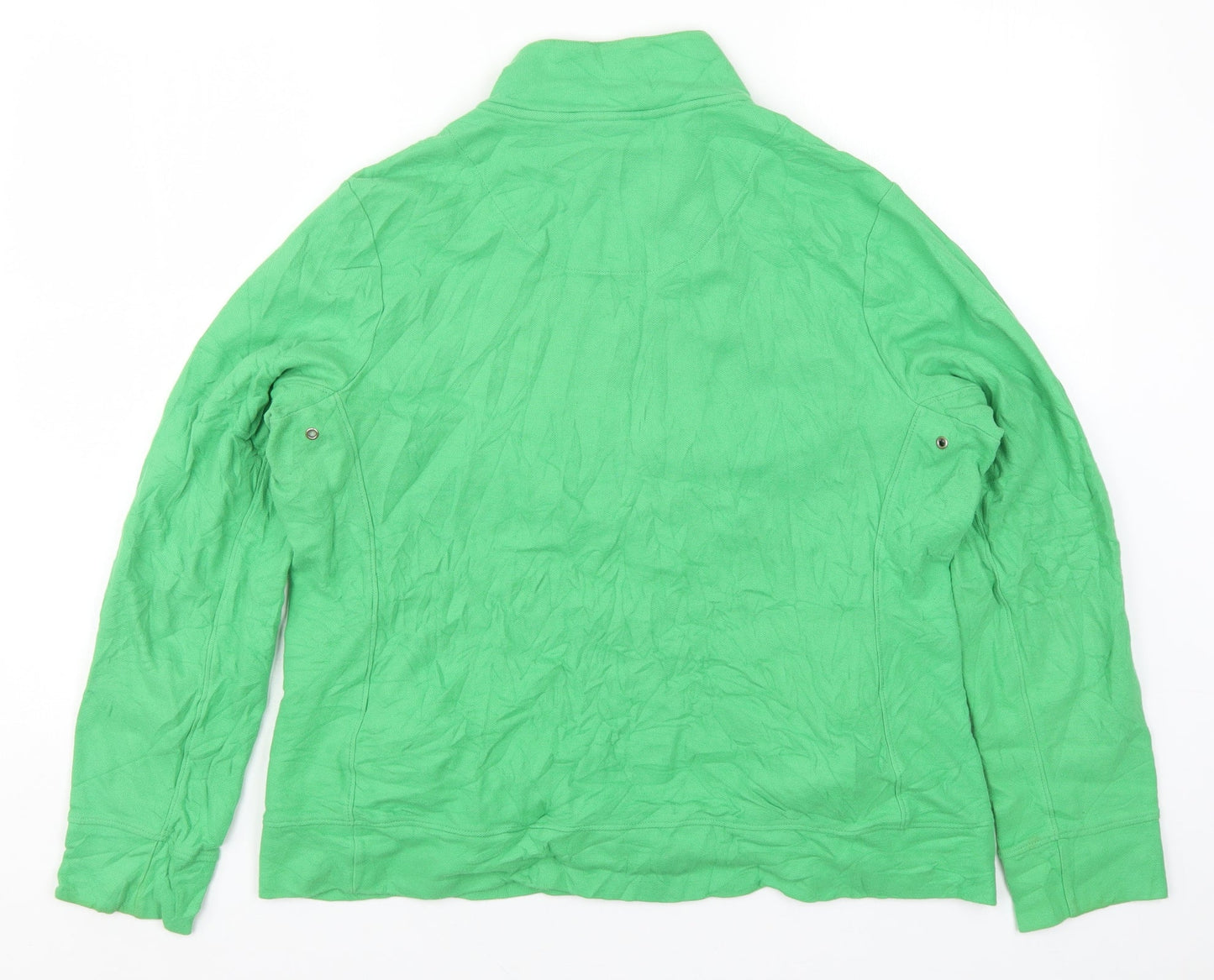 Croft & Barrow Womens Green   Basic T-Shirt Size L