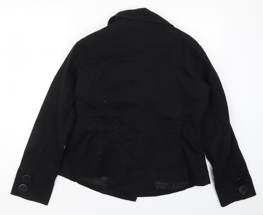 Evie Womens Black   Jacket Coat Size 16