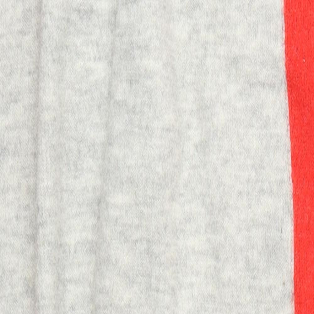 ASOS Womens Grey Striped Knit Sweatpants Trousers Size 6 L29 in - Red