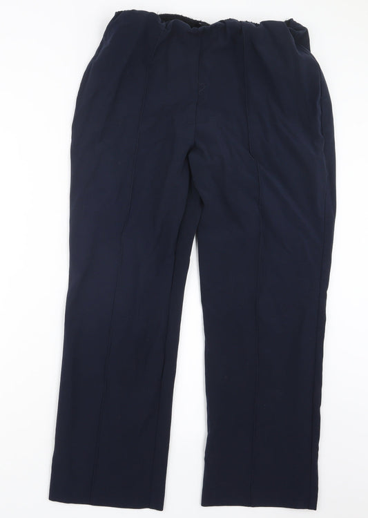 BM Womens Blue   Trousers  Size 16 L28 in