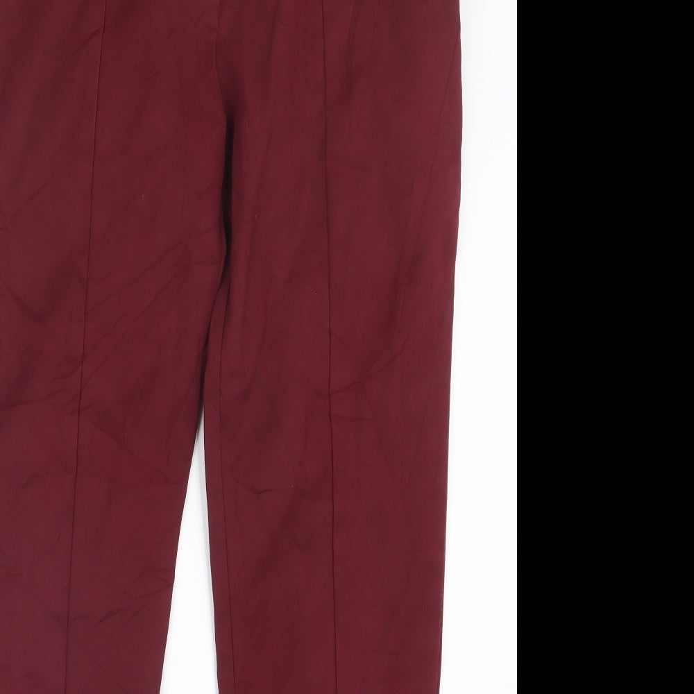 Oasis Womens Red   Trousers  Size 10 L27.5 in