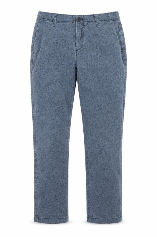 Gap Womens Blue Geometric  Chino Trousers Size 29 in L26.5 in
