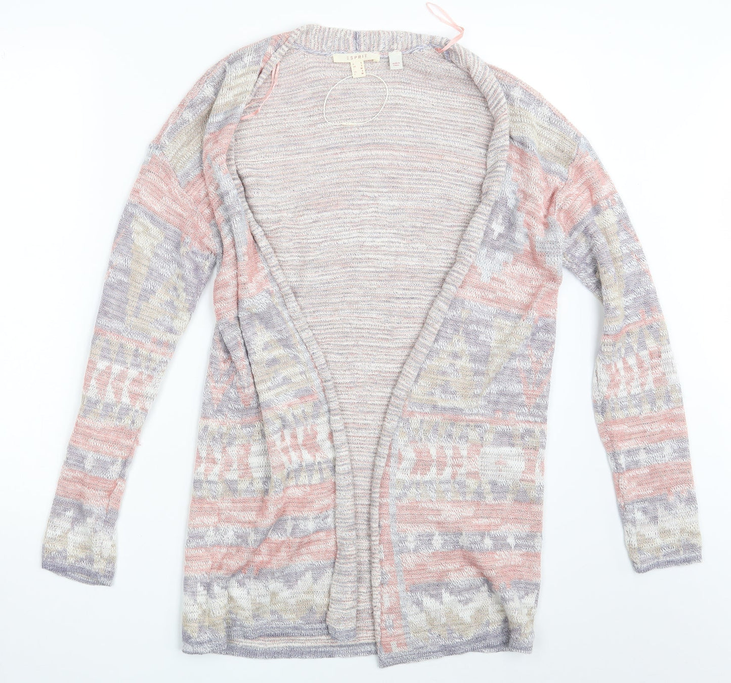 Spirit Womens Multicoloured Argyle/Diamond  Wrap Jumper Size S