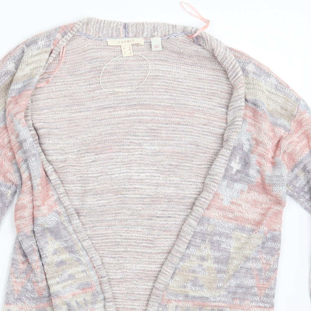 Spirit Womens Multicoloured Argyle/Diamond  Wrap Jumper Size S