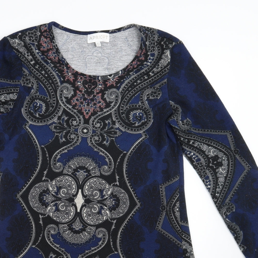 Apricot Womens Multicoloured Paisley  T-Shirt Dress  Size 10