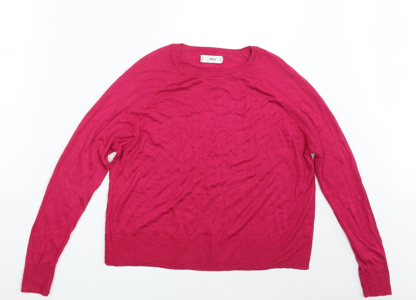 MNG Womens Pink   Pullover Sweatshirt Size S