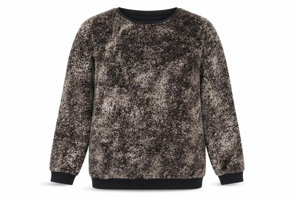 NEXT Womens Brown Animal Print  Pullover Jumper Size 14