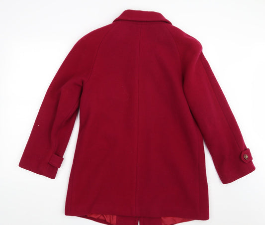 David Bury Womens Pink   Overcoat Coat Size 12