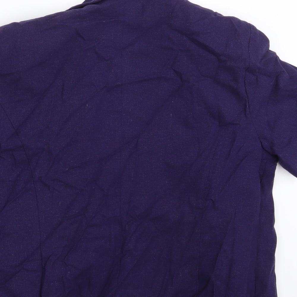 Hudson & Onslow Womens Blue   Jacket Blazer Size 12