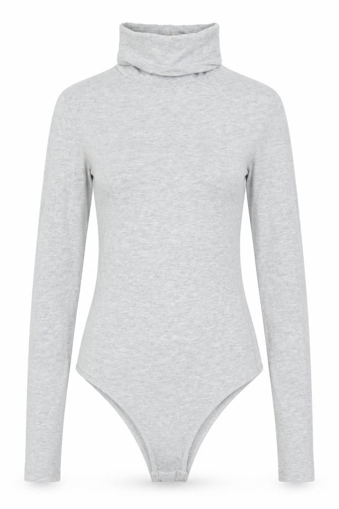 PRETTYLITTLETHING Womens Grey   Bodysuit One-Piece Size 6