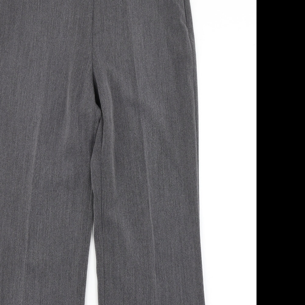 Papaya Womens Grey   Dress Pants Trousers Size 10 L28 in