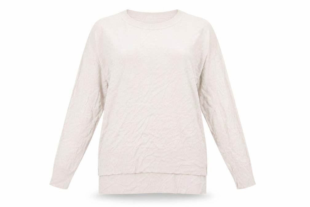 H&M Womens Beige  Knit Pullover Jumper Size L