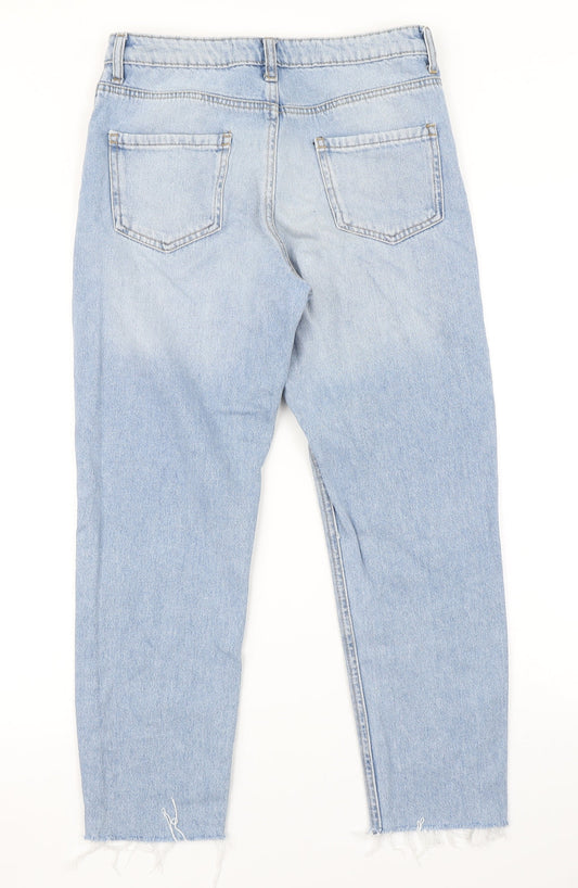 Denim Co Womens Blue  Denim Straight Jeans Size 10 L25 in