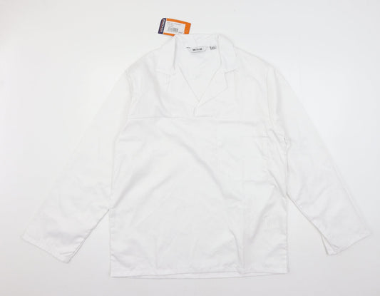 Portwest Mens White    Button-Up Size M  - Pullover