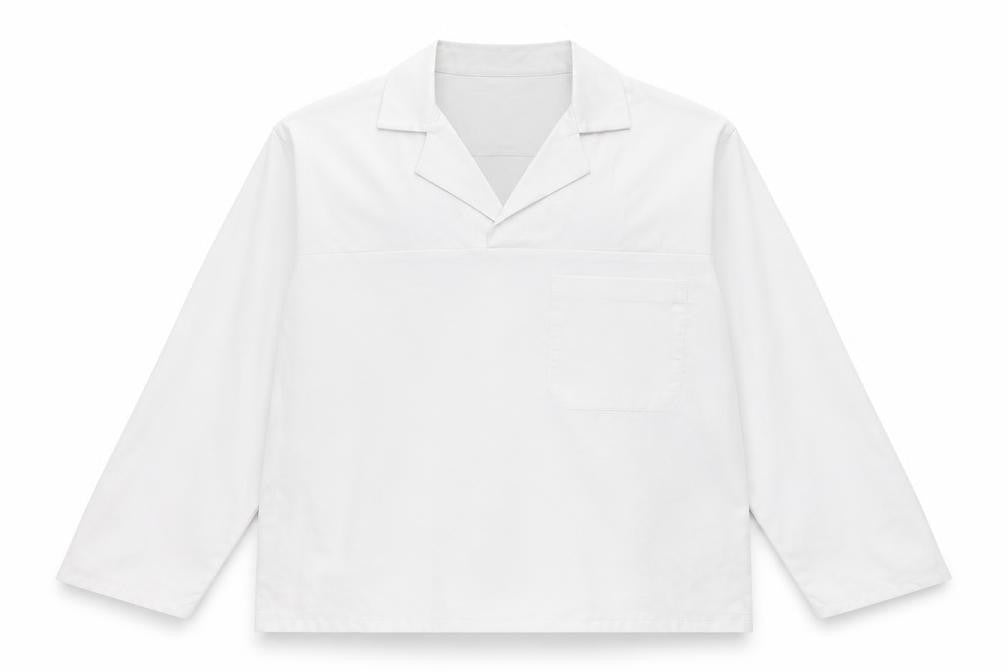 Portwest Mens White    Button-Up Size M  - Pullover