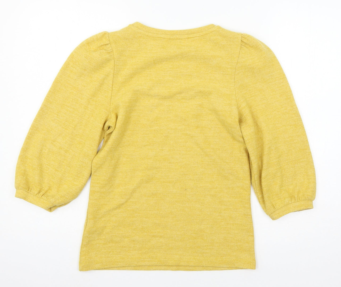 NEXT Womens Yellow  Jersey Pullover Jumper Size 6