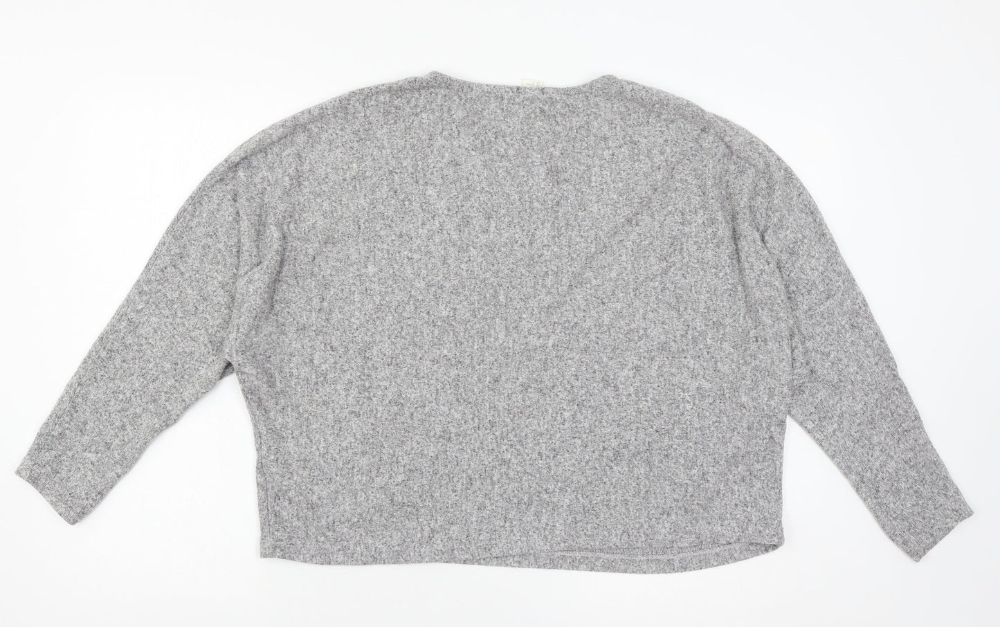 H&M Womens Grey  Jersey Pullover Jumper Size M