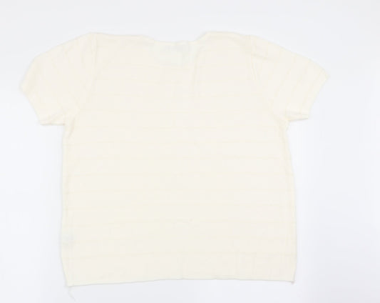 Berkertex Womens White   Basic T-Shirt Size 14