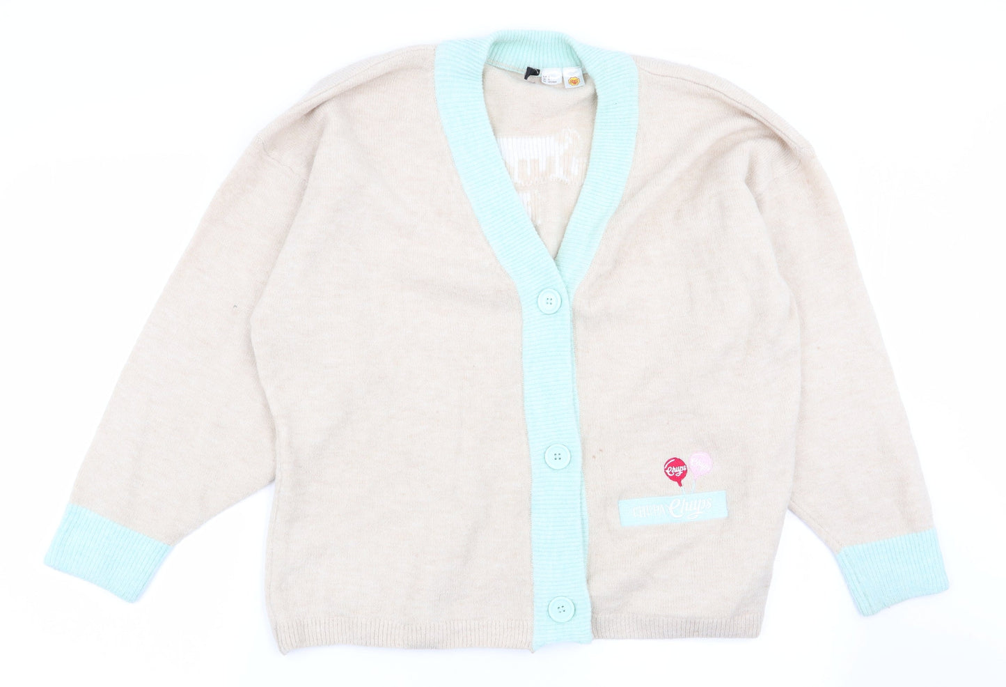 Divided by H&M Womens Beige   Cardigan Jumper Size S