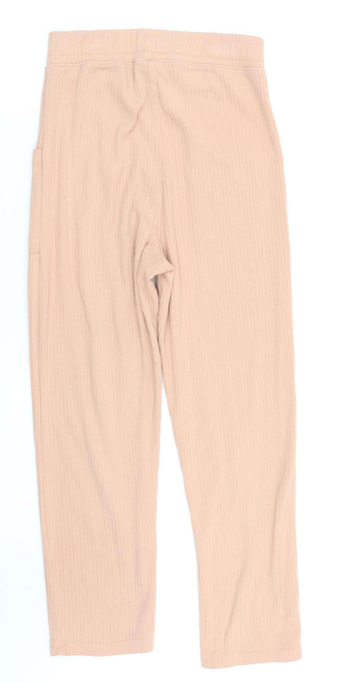 Missguided Womens Beige   Trousers  Size 8 L24 in - Stretch waistband