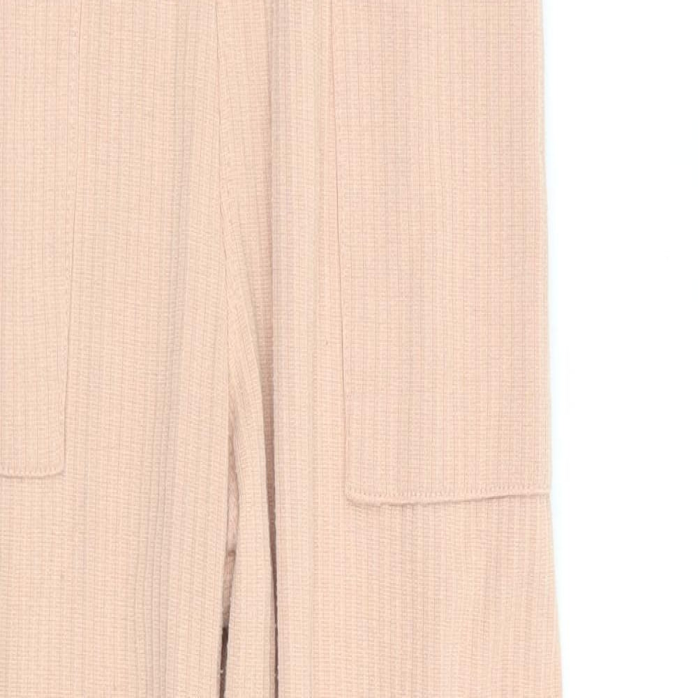 Missguided Womens Beige   Trousers  Size 8 L24 in - Stretch waistband