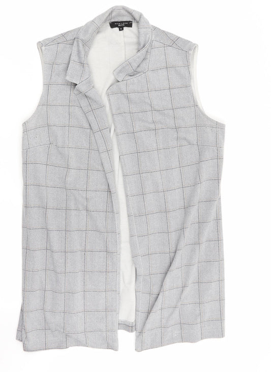 New Look Womens Grey Check  Jacket  Size 14
